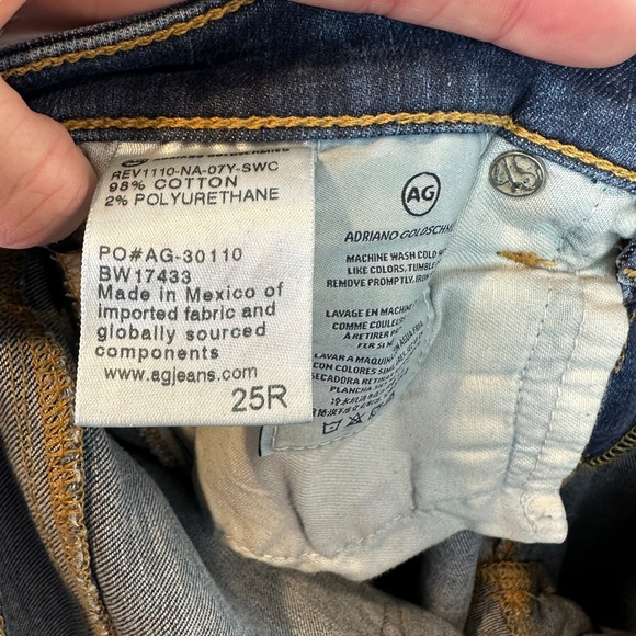 Adriano Goldschmied The Stilt Cigarette Leg Jeans Womens Skinny Mid Rise 25 - Picture 11 of 14